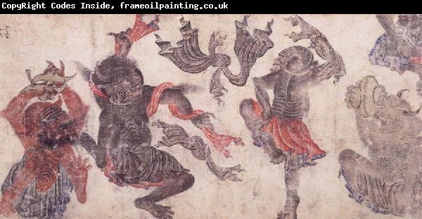 unknow artist Dancing demons